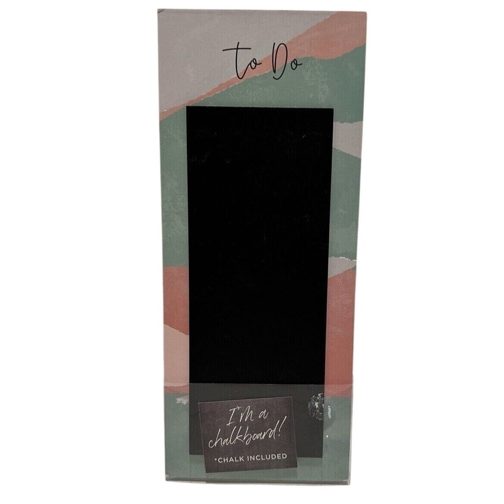 New View To Do List Chalkboard with Chalk Included Abstract Design‎